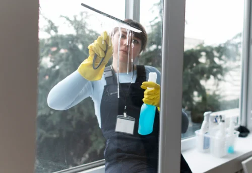 Nettoyage de vitres intérieures et extérieures à Mautes